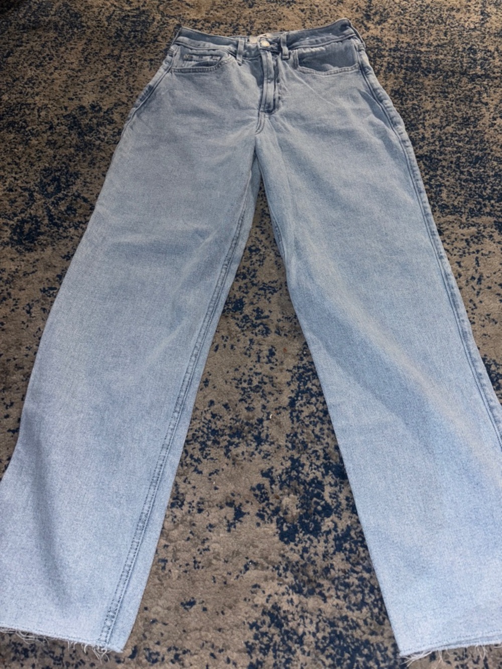 Hollister Light Blue Wide-Leg Jeans